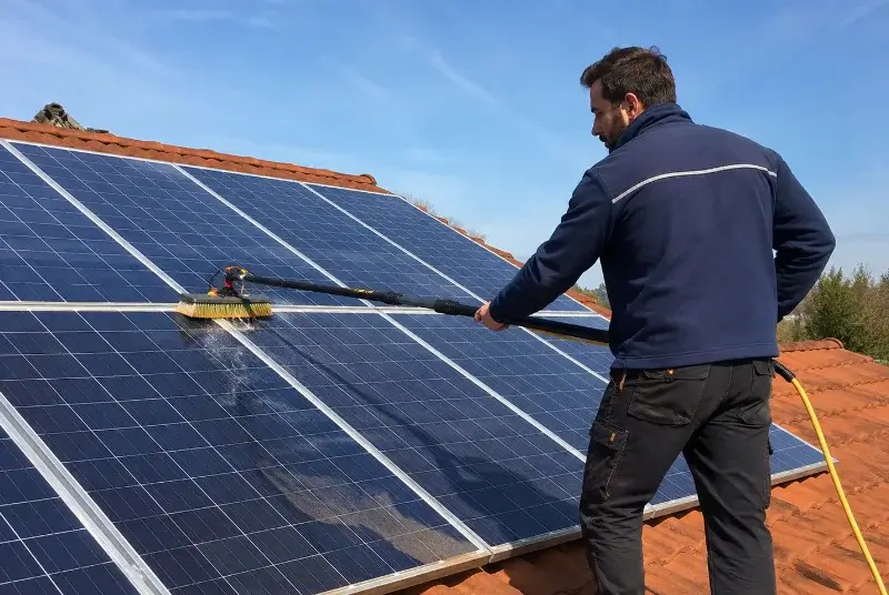 Nettoyage et entretien de panneaux solaires à Barsac